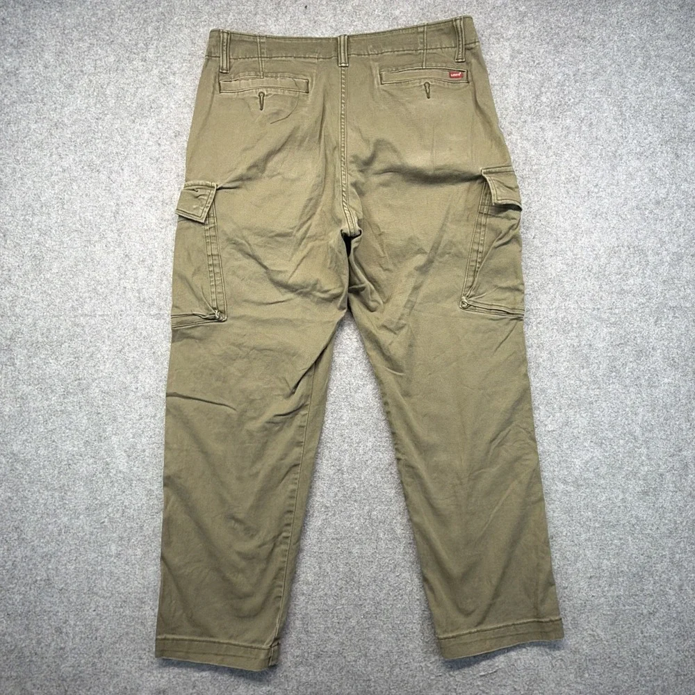 Levi's XX Cargo Taper 32x30 (Fits 34x28) Olive Green Cargo Pants Baggy